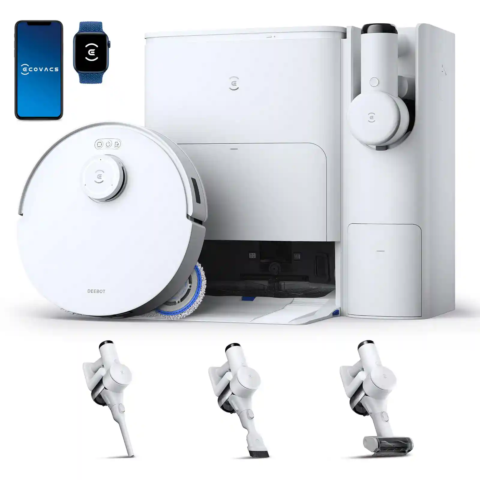 جارو رباتیک اکووکس مدل DEEBOT T30S COMBO